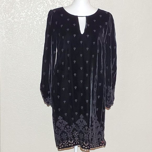 Johnny Was Dresses | Jade Johnny Was Black Velvet Shift Tunic Dress | Poshmark